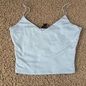 Light blue windsor cropped tank size xs-s